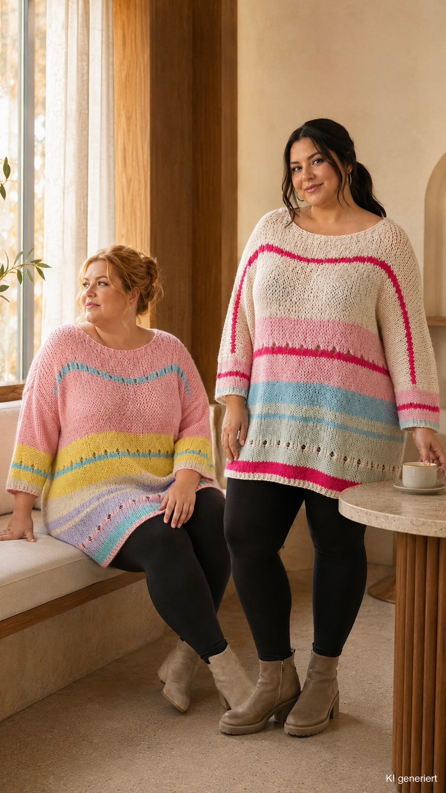 Curvy Pullover Flocke 48/56