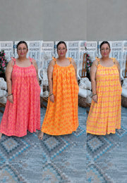 Curvy Musselin-Kleid Cloé (48/54)