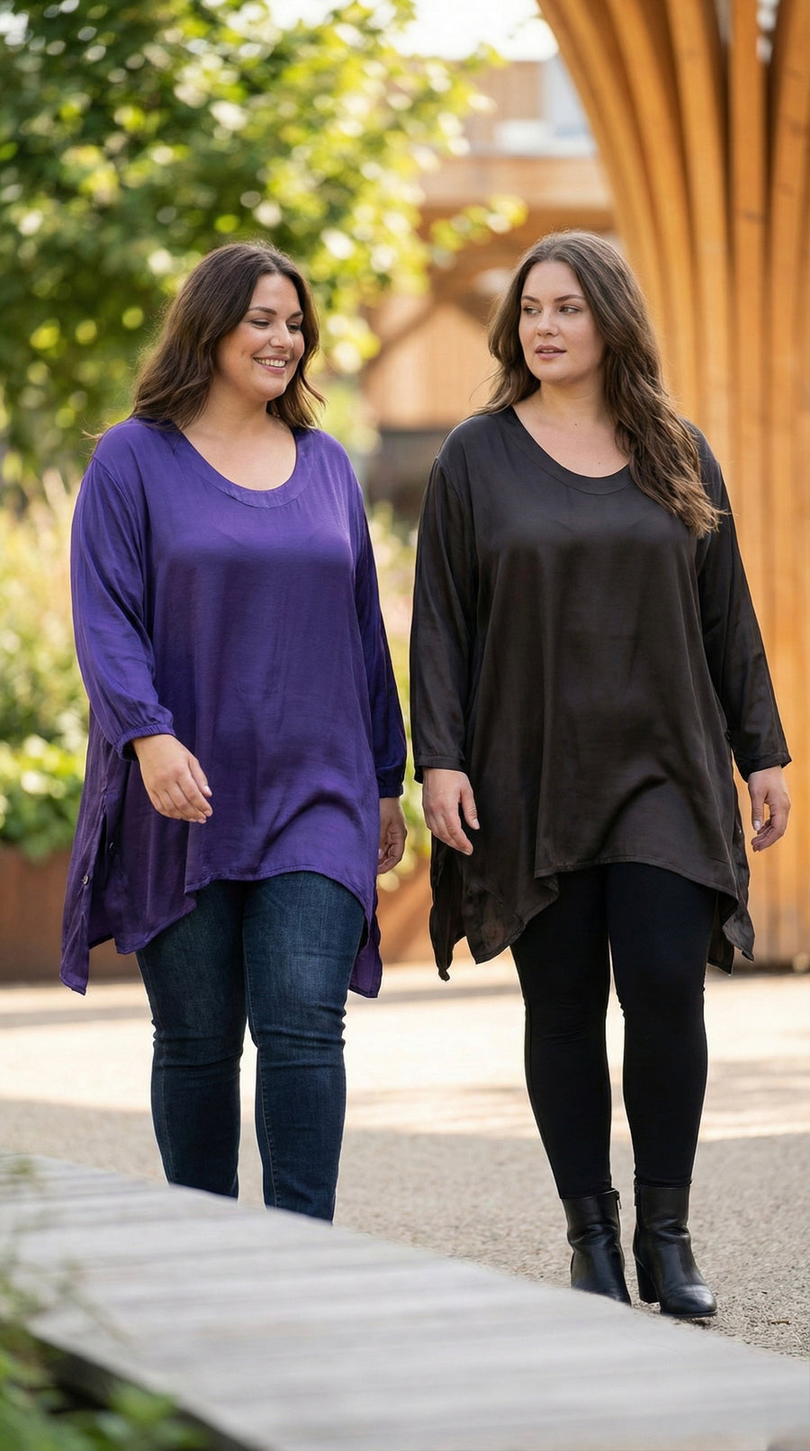 Satin-Tunika Glamour Swing (54/58)