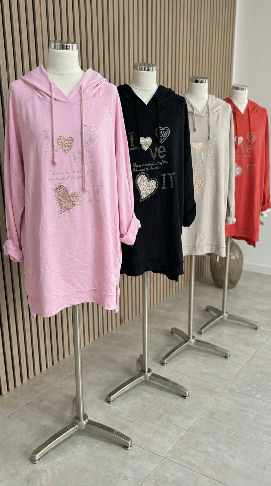 Kapuzen-Shirt Sparkle Love (48/54)