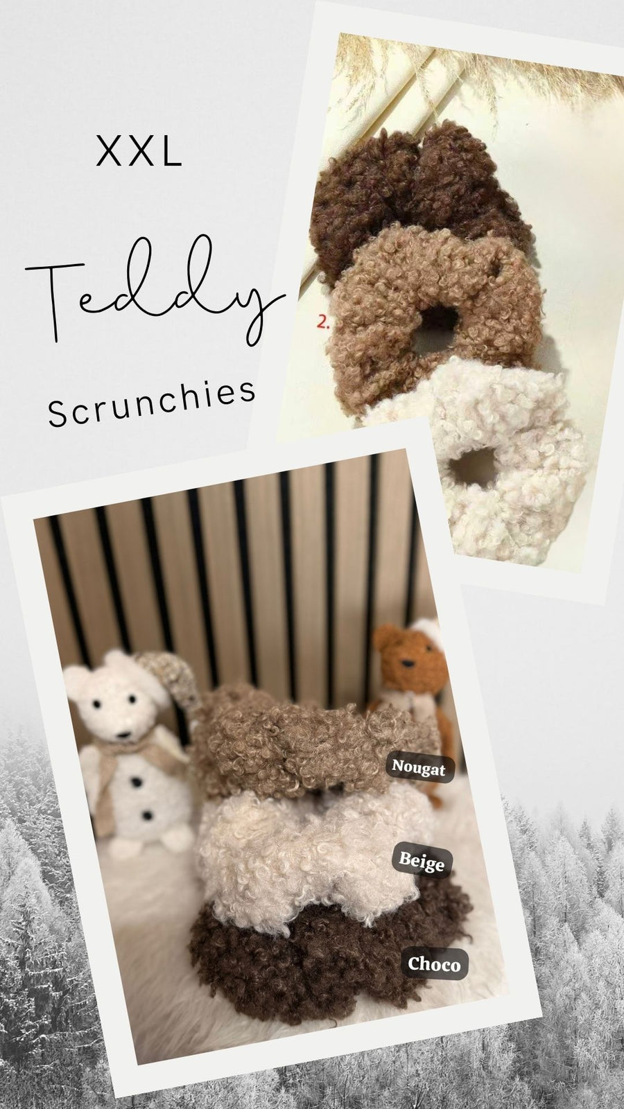 Teddy-Bouclé Haargummi