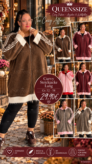 Curvy Strickjacke Marina 52/58