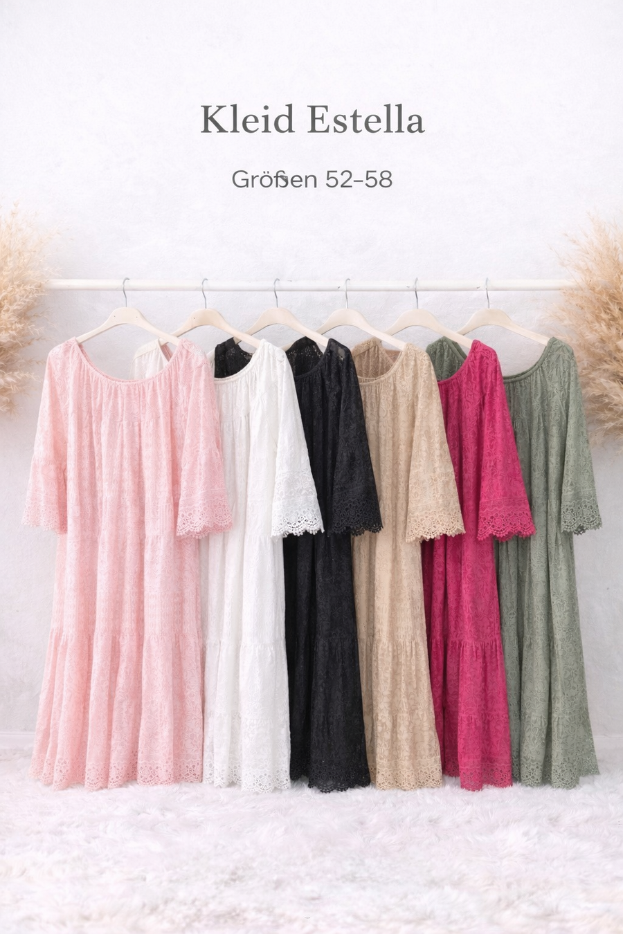 Curvy BoHo Kleid Estella