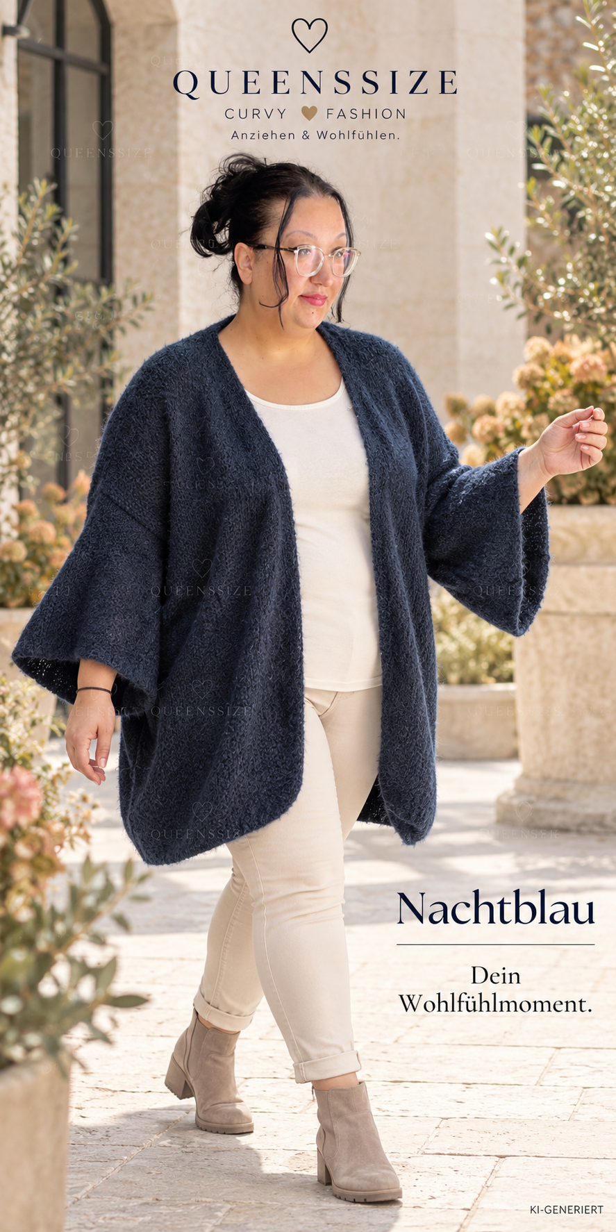 Curvy Strickjacke Alessia 52/58