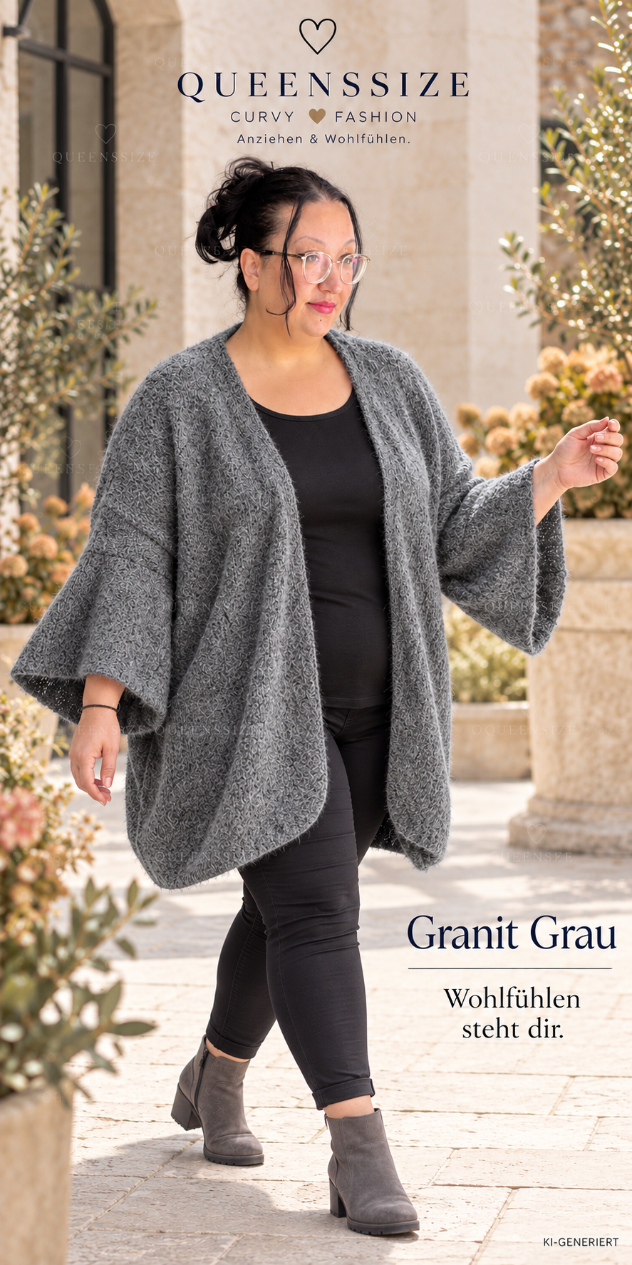 Curvy Strickjacke Alessia 52/58