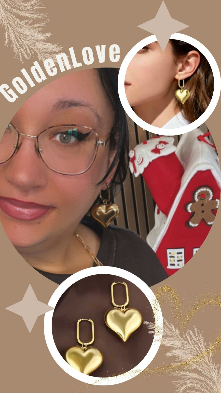 Ohrringe Golden Glow
