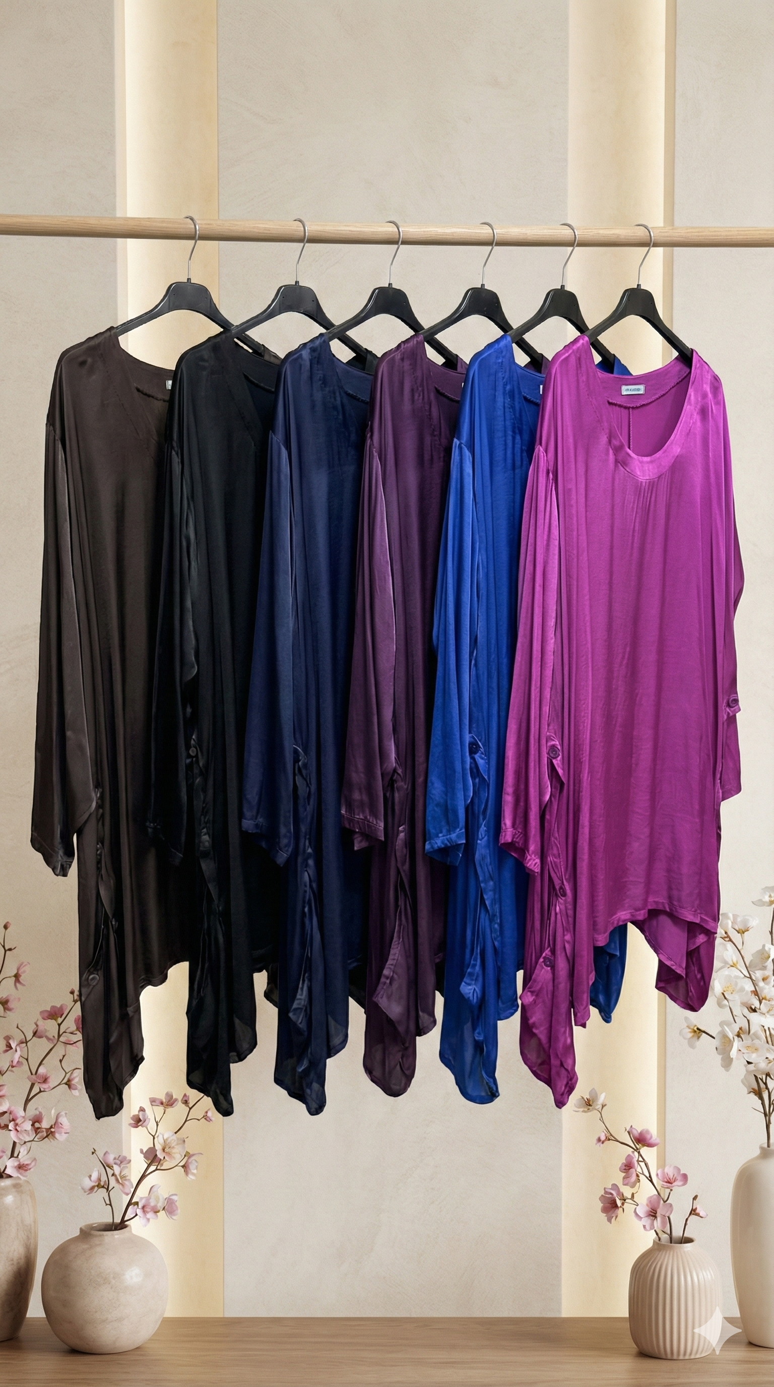 Satin-Tunika Glamour Swing (54/58)