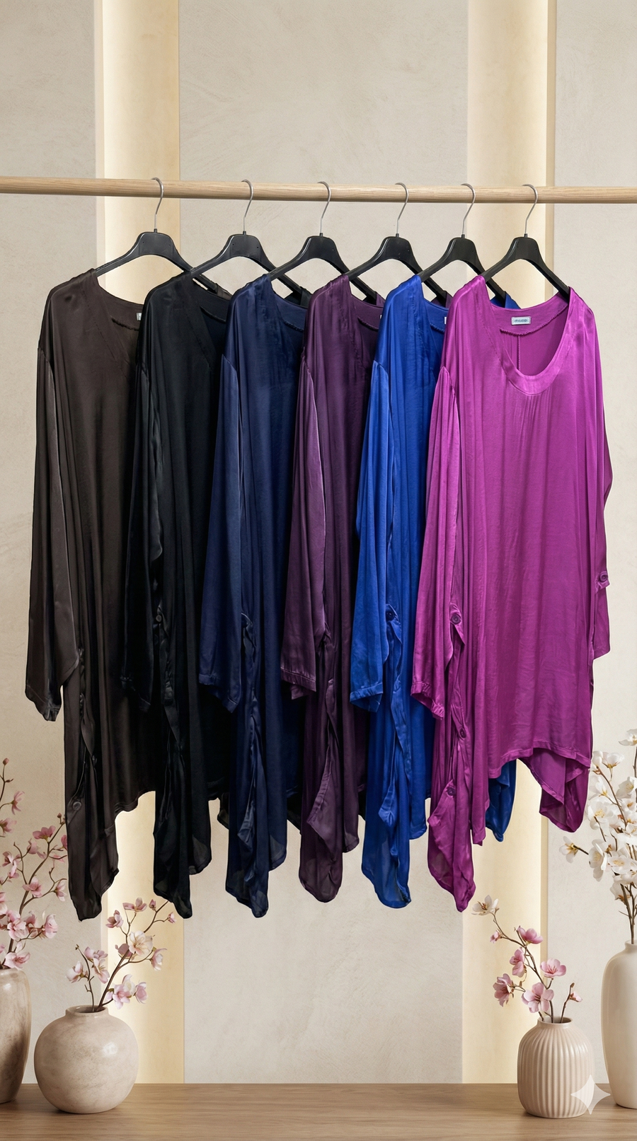 Satin-Tunika Glamour Swing (54/58)