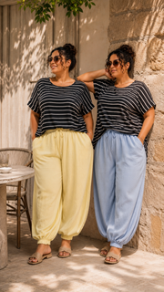 Curvy Musselinhose (52/58)