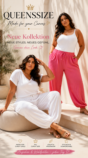 Curvy Musselinhose (52/58)