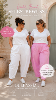 Curvy Barrel Jeans (52/56)