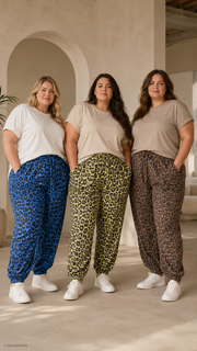 Curvy Musselinhose Leo 48/56