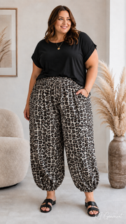 Curvy Musselinhose Leo 48/56