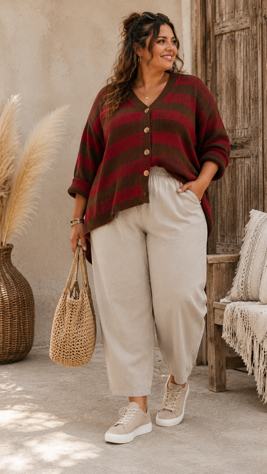 Curvy Strickjacke Malia 48/54