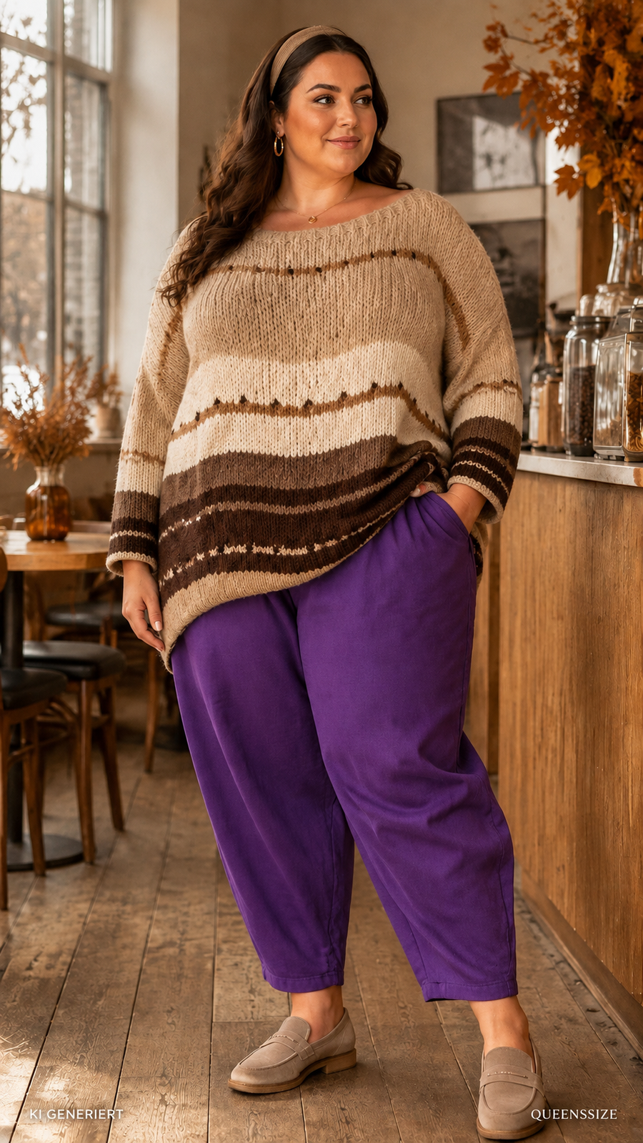 Curvy Pullover Flocke 48/56