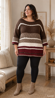 Curvy Pullover Flocke 48/56