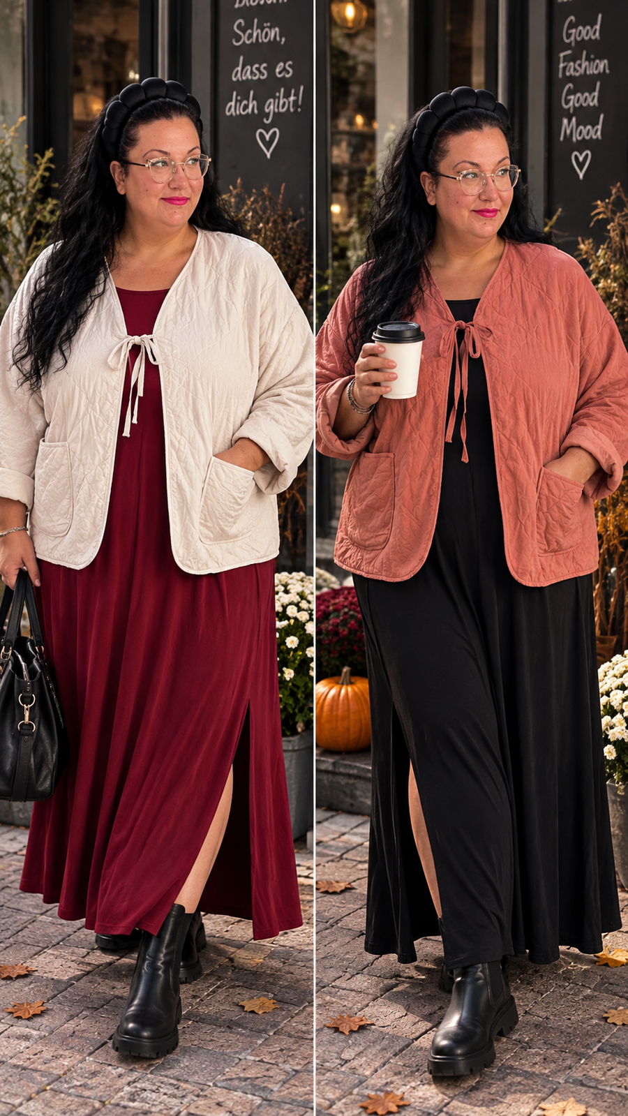 Curvy Steppjacke Agnes 52/58