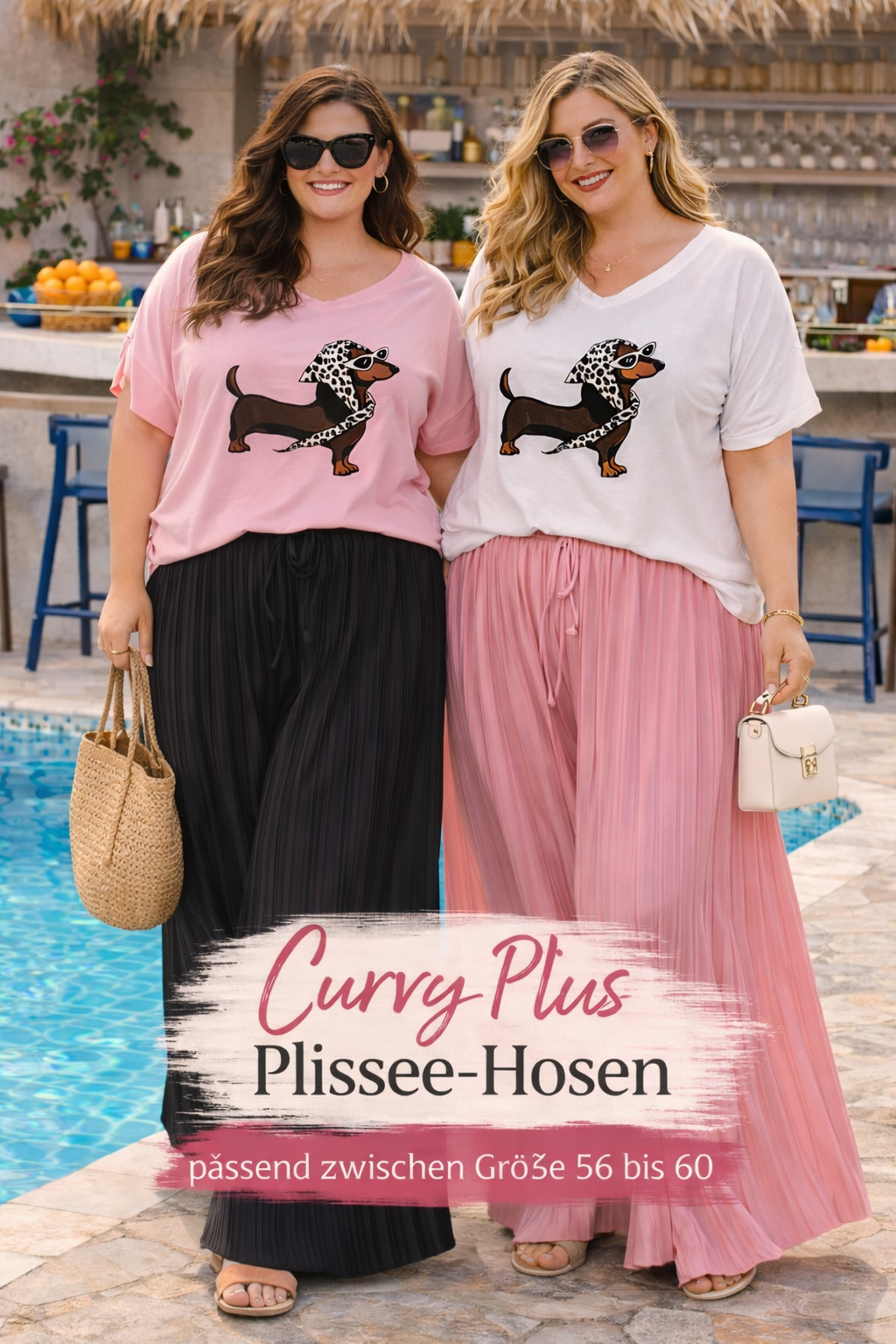 Curvy+ Plisseehose Palma (54/60)