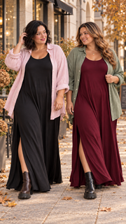 Curvy Maxikleid Jessy 54/58