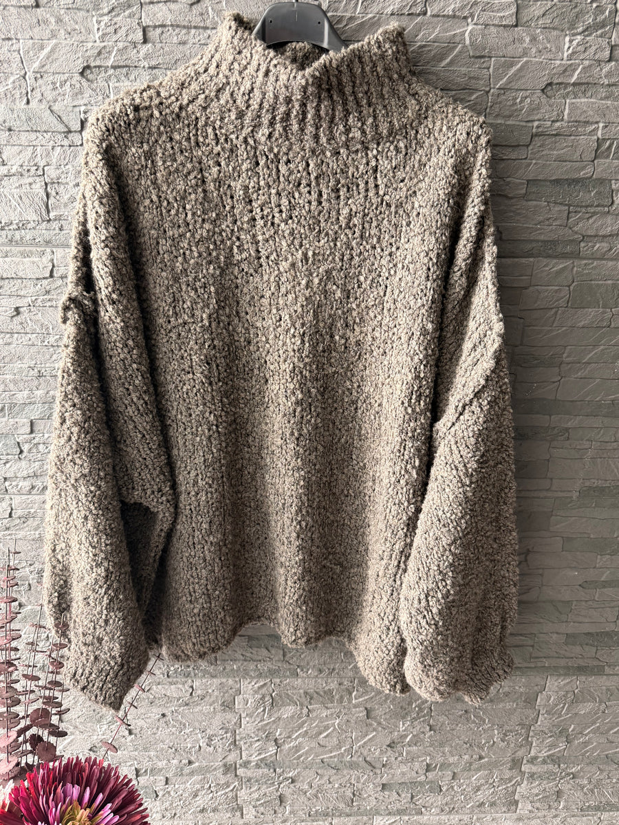 Bouclé-Pullover Zoè