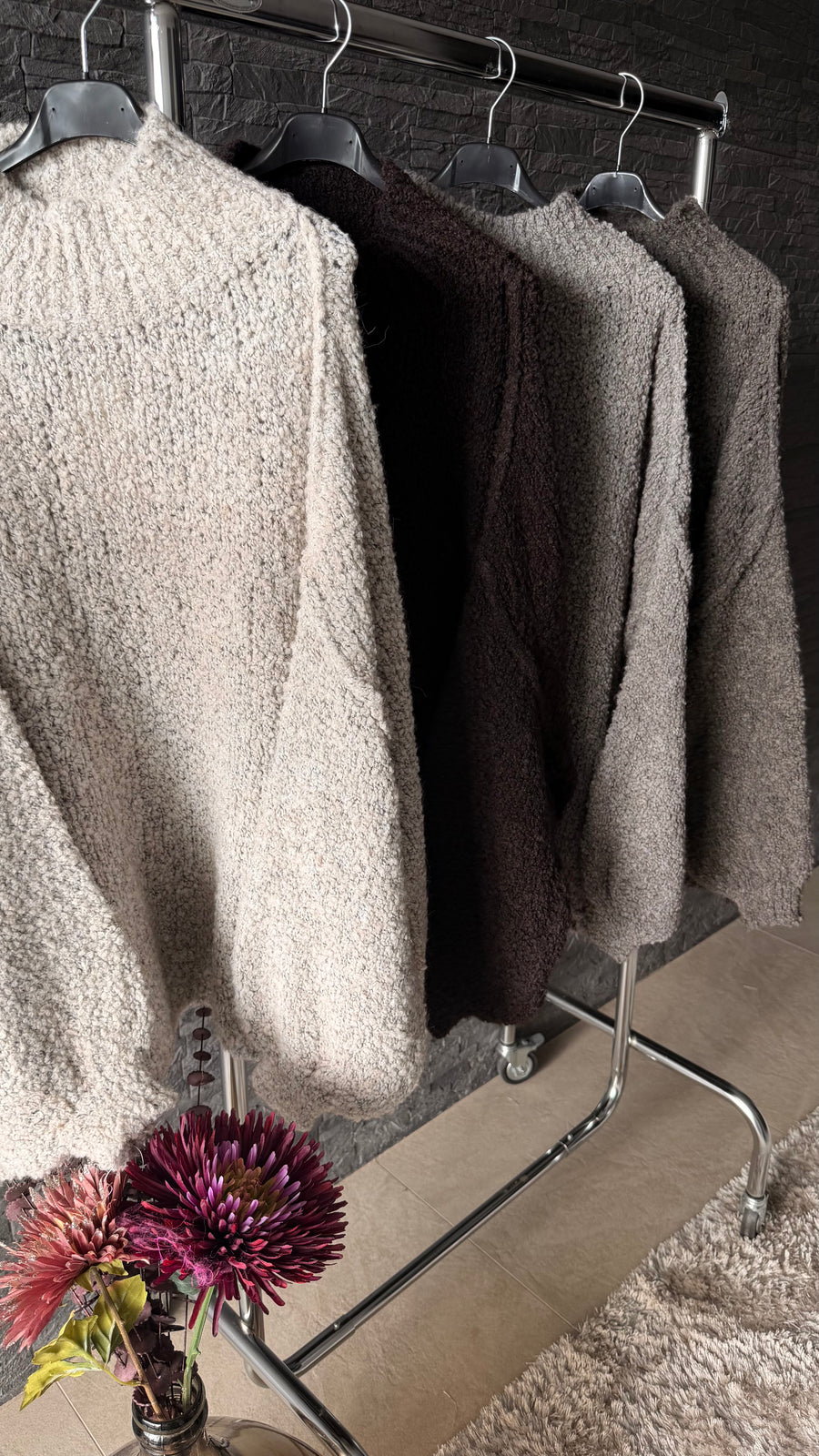 Bouclé-Pullover Zoè