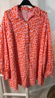 Musselinbluse Candy Leo