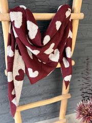Dreiecks-Schal Lovely Heart