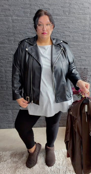 Kunstlederjacke Amaris (52/58)