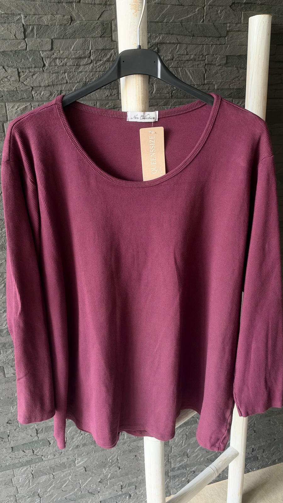Curvy Ripp-Longsleeve Ylvie 48/56