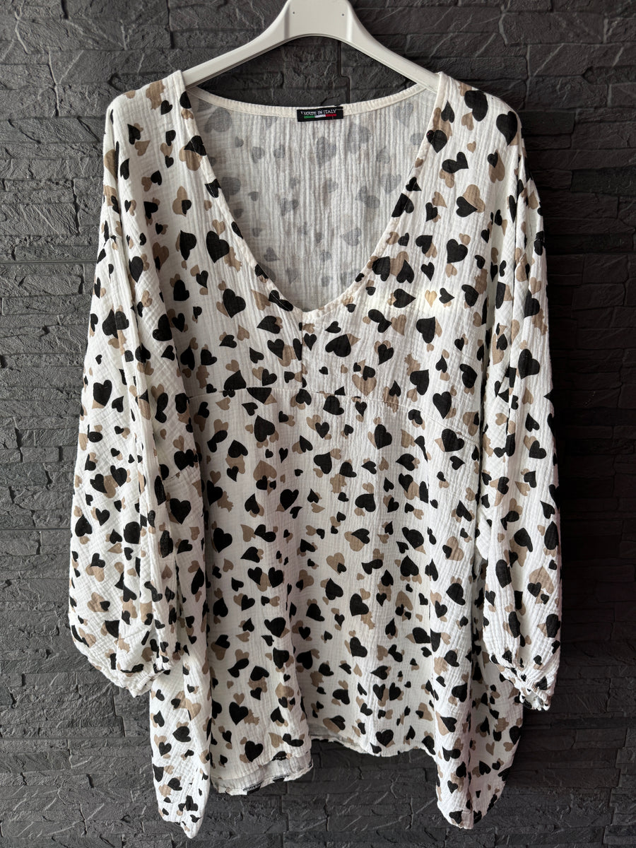 Musselinbluse Sweetheart (52/58)
