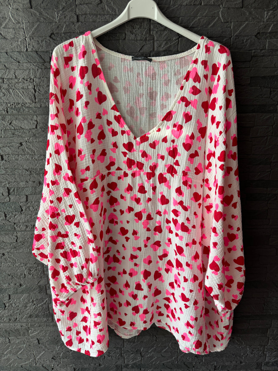 Musselinbluse Sweetheart (52/58)