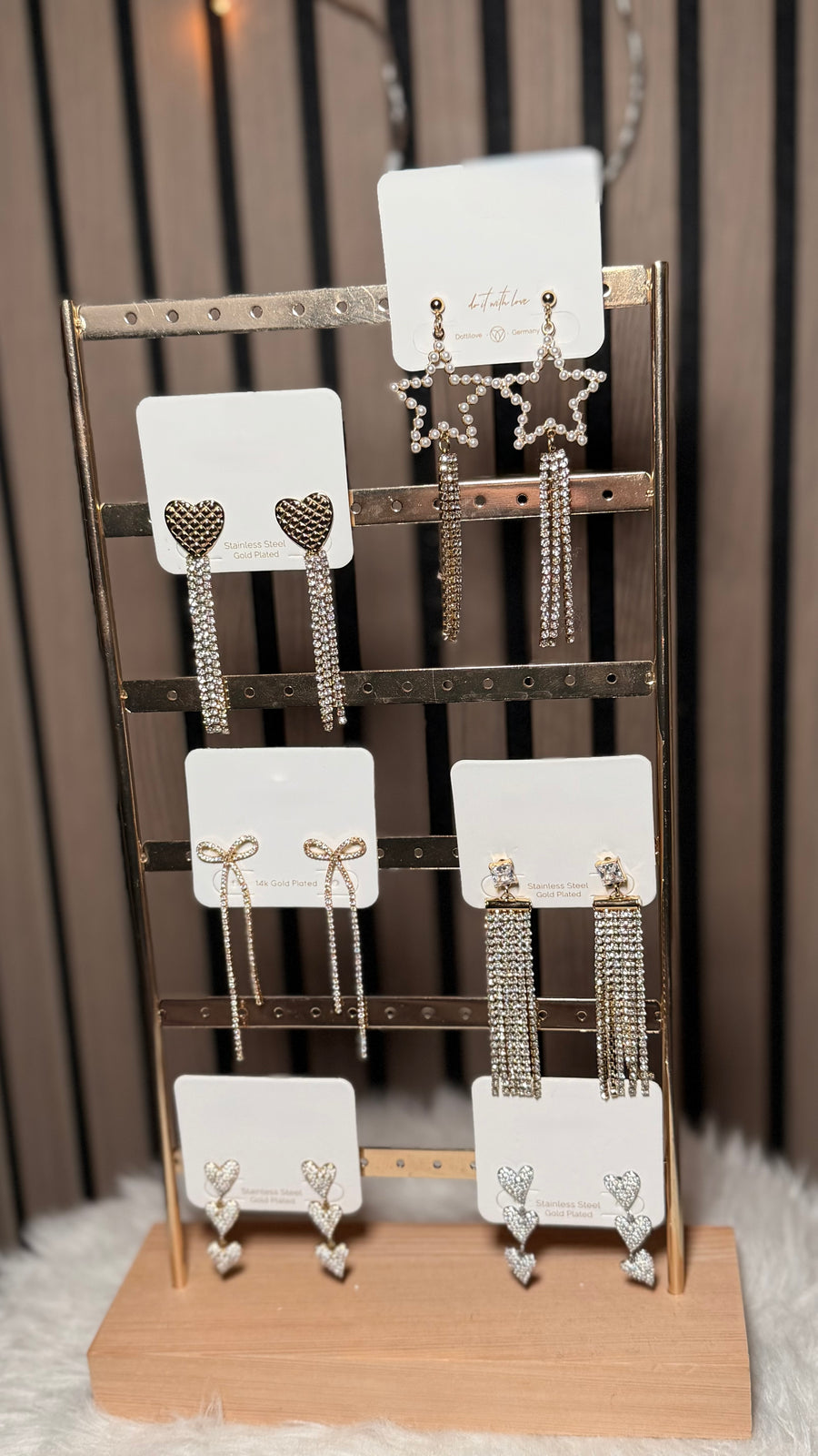 Aurelia – Strass Hängeohrringe