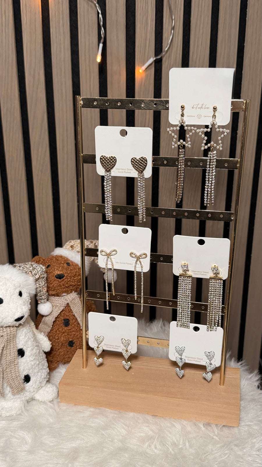 Aurelia – Strass Hängeohrringe