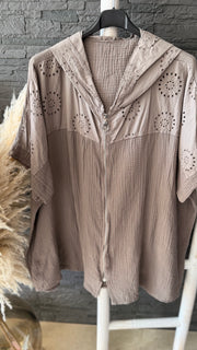 Curvy Musselin Jacke Bea (52/58)