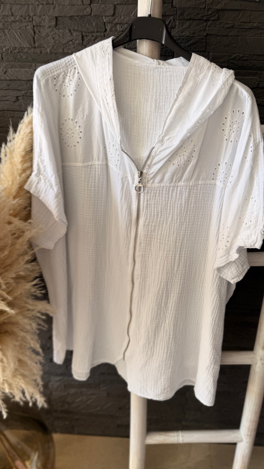 Curvy Musselin Jacke Bea (52/58)