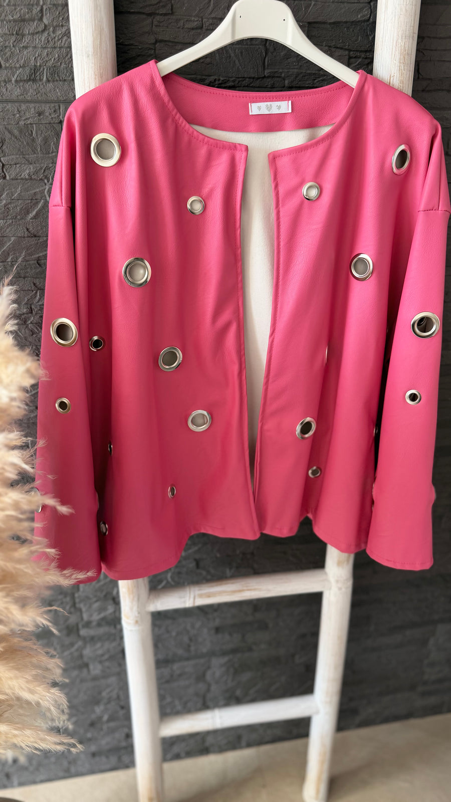 Curvy Lederimitat Jacke Siena (48/54)