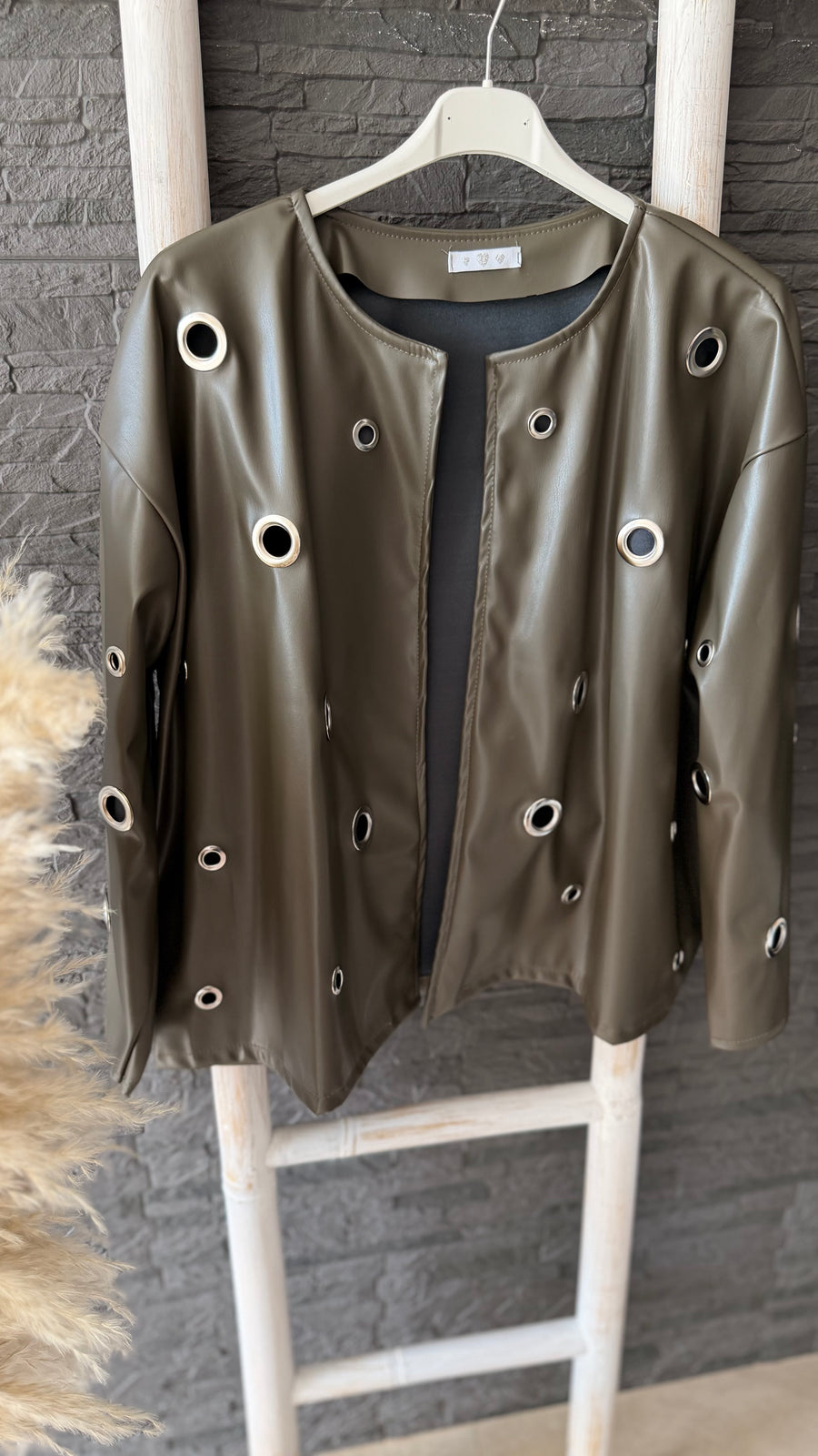 Curvy Lederimitat Jacke Siena (48/54)