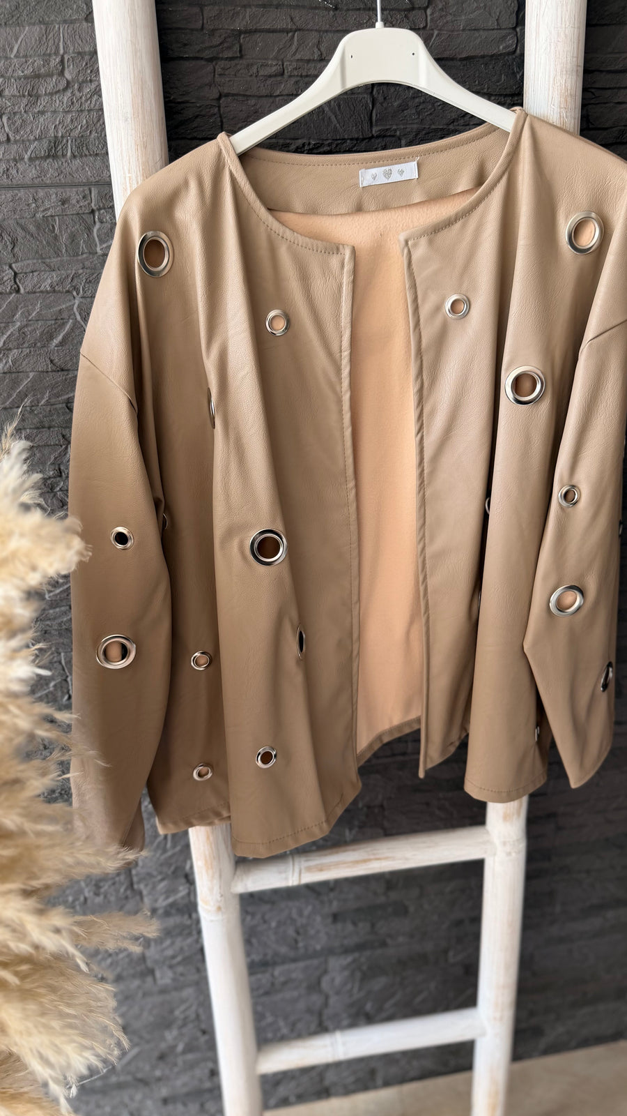 Curvy Lederimitat Jacke Siena (48/54)