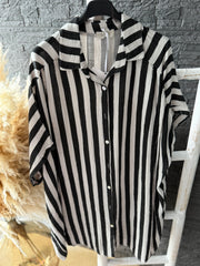 Oversized Musselin Bluse