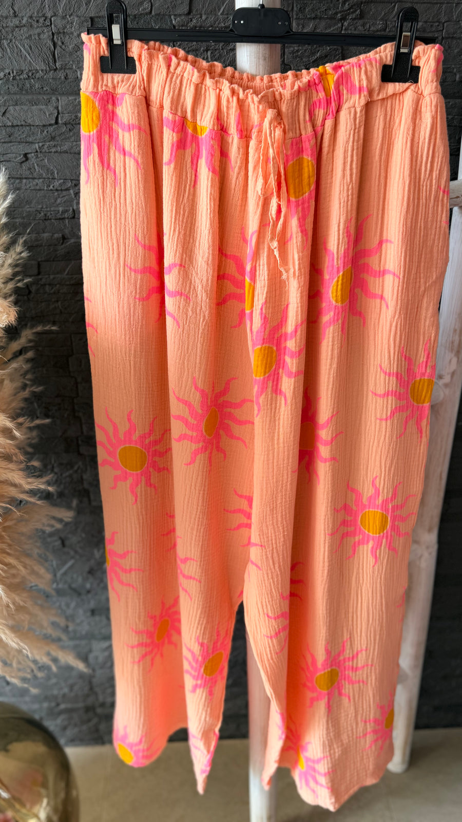 Curvy Musselinhose Sunny (48/56)