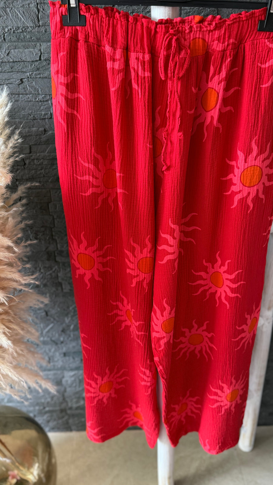 Curvy Musselinhose Sunny (48/56)
