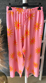 Curvy Musselinhose Sunny (48/56)