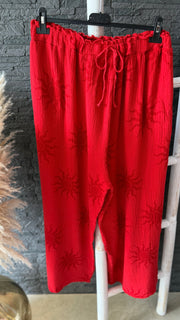 Curvy Musselinhose Sunny (48/56)
