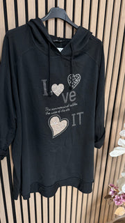 Kapuzen-Shirt Sparkle Love (48/54)