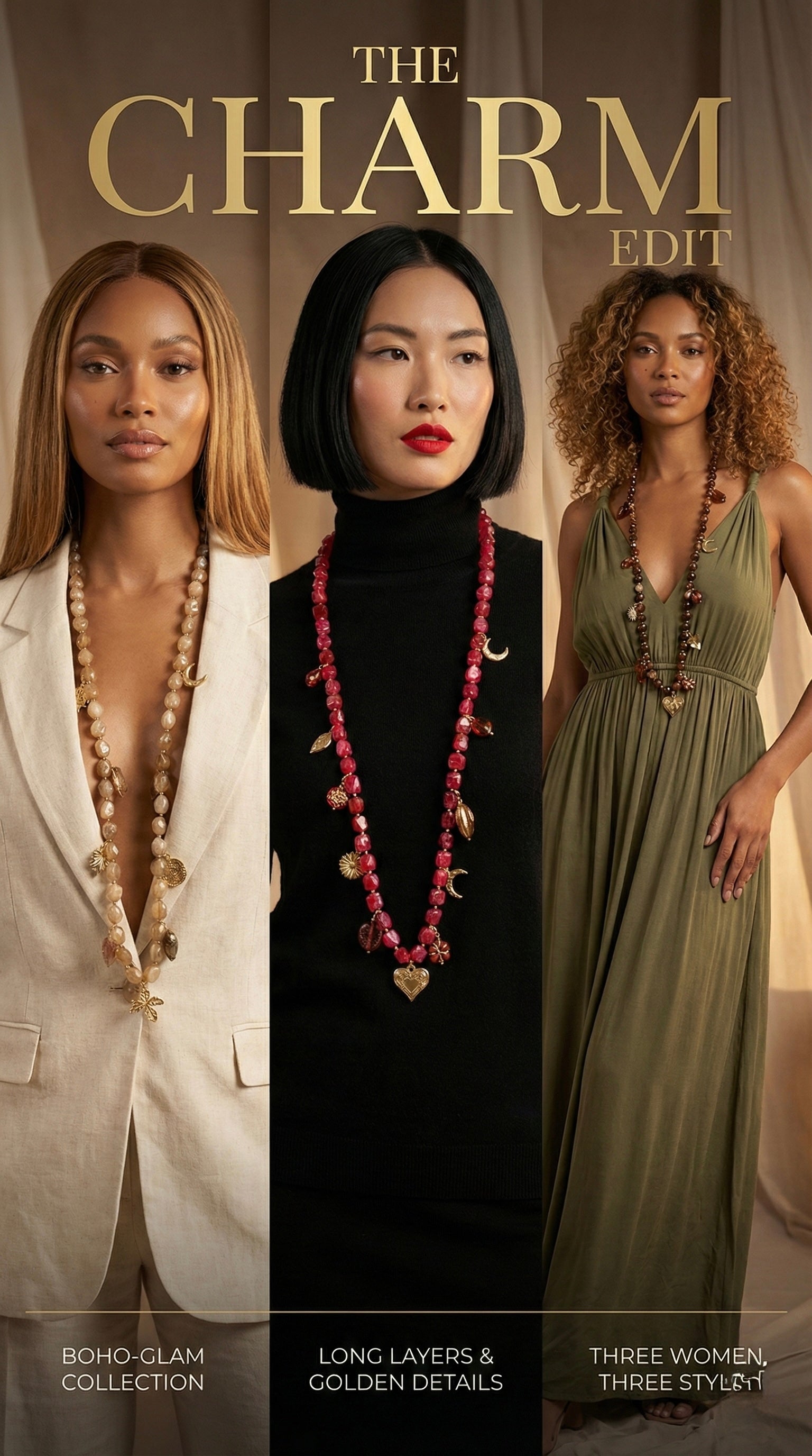 Statement-Kette Charms