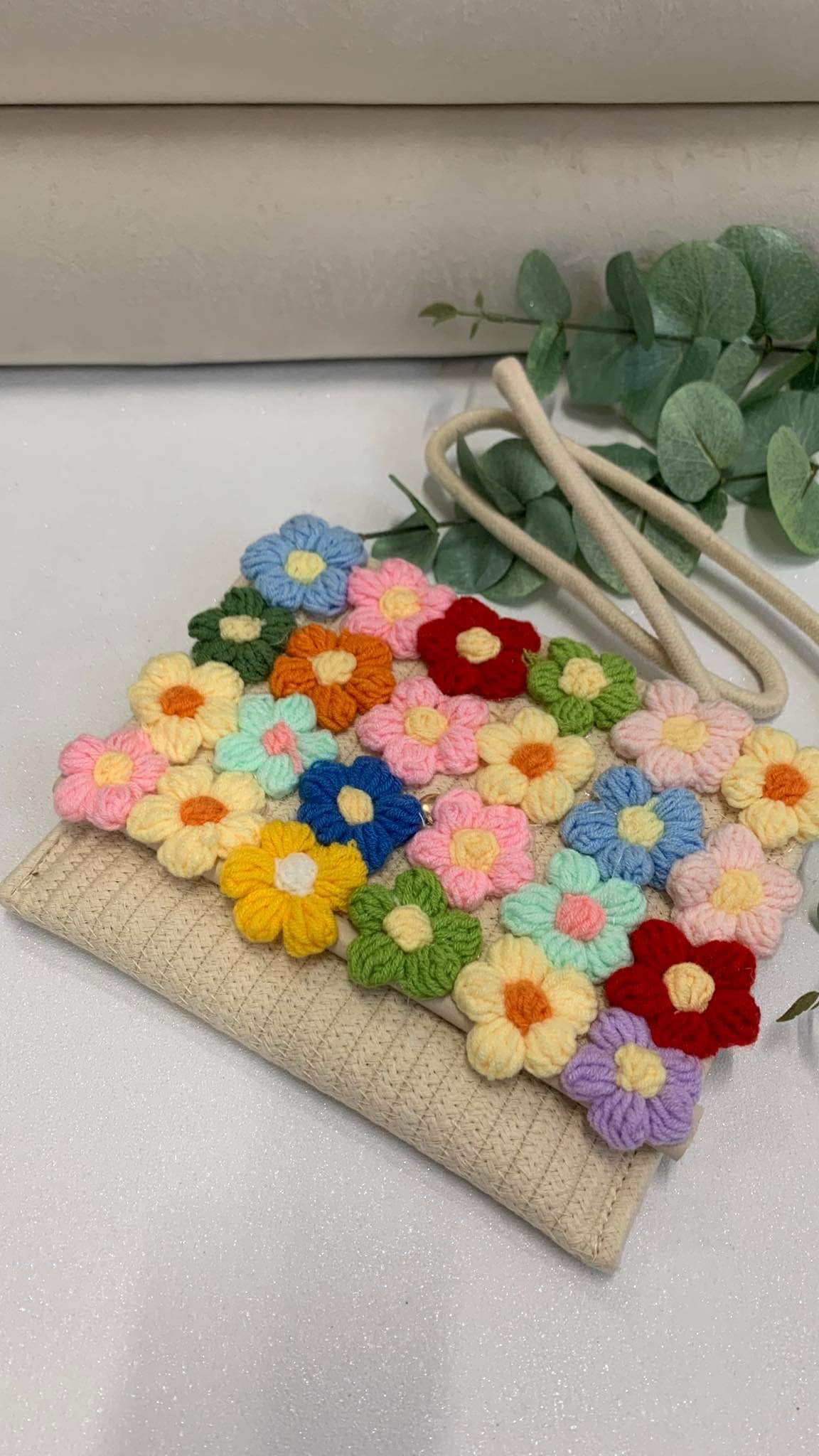 Strick Taschen FLOWERS