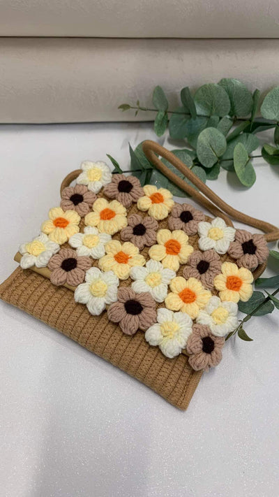 Strick Taschen FLOWERS