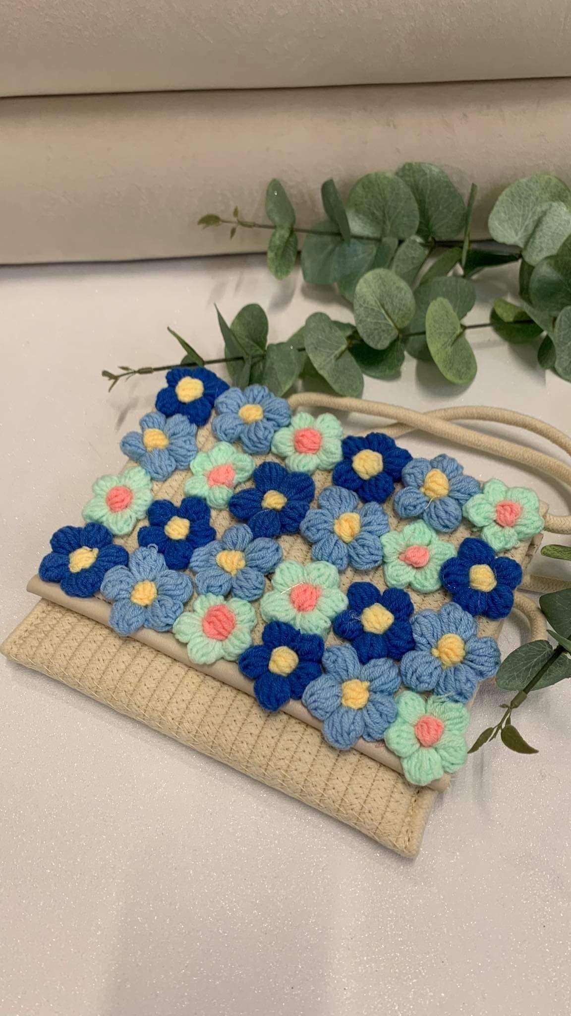 Strick Taschen FLOWERS