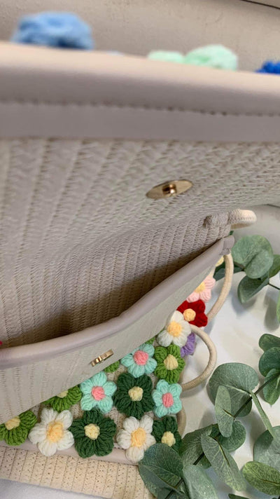 Strick Taschen FLOWERS