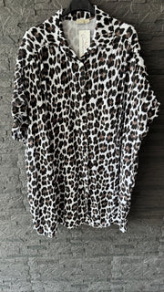 Kurzarm Musselinbluse Wild